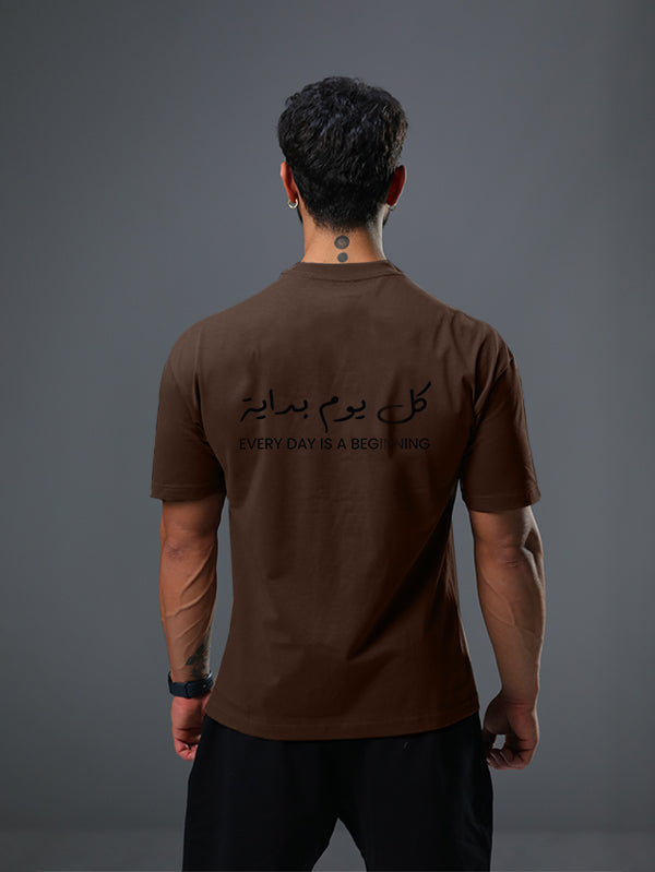 New Beginning Graphic Cotton T-shirt